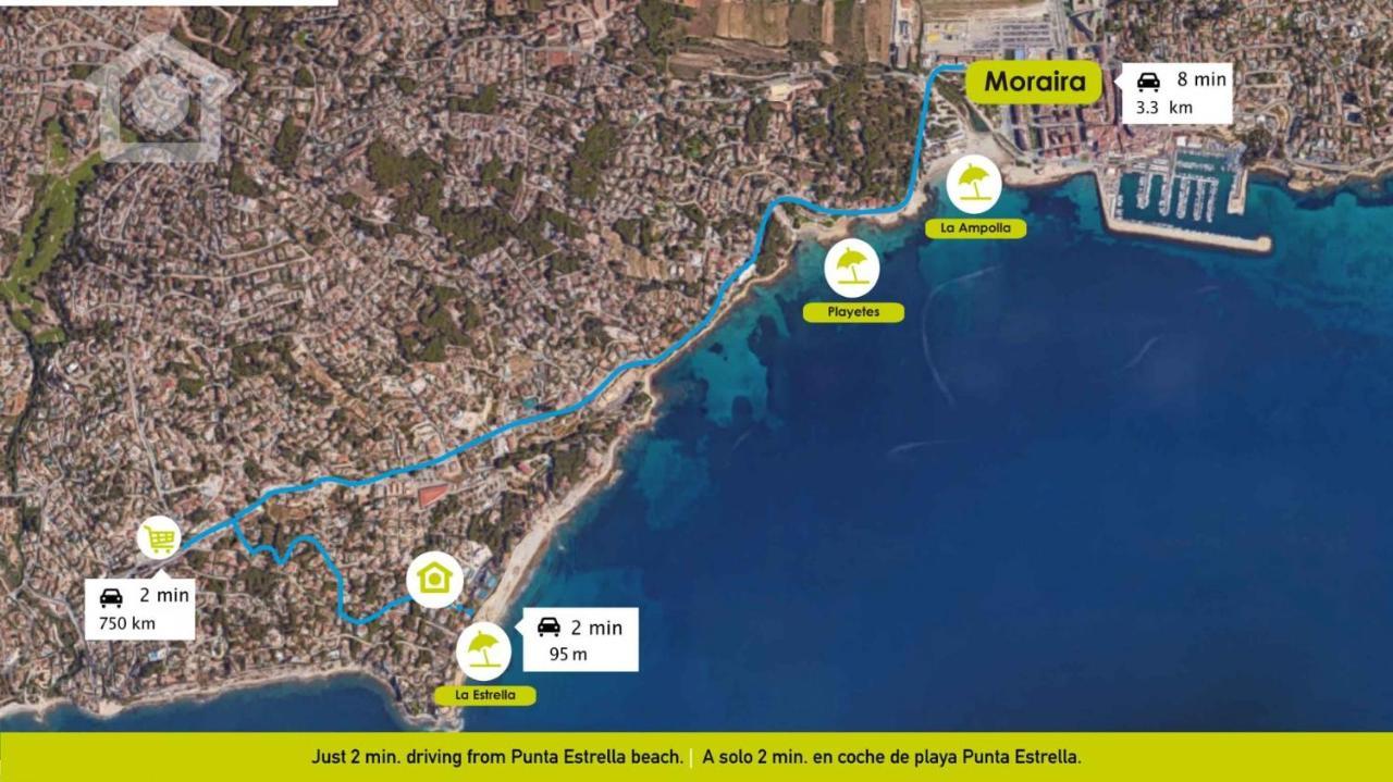 Solhabitat Moraira Dreams Villa Exteriör bild